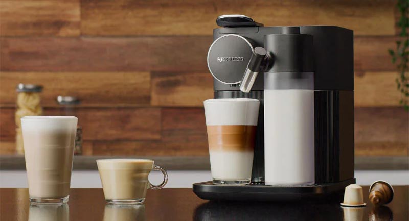 مشخصات و قیمت قهوه ساز کپسولی نسپرسوساز گرن لاتیسیما دلونگی مدل EN650.B مشکی