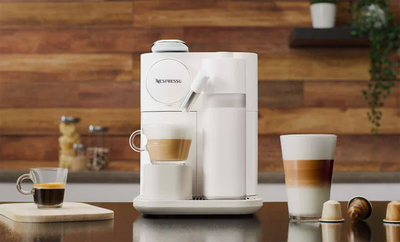 نحوه استفاده از قهوه ساز کپسولی نسپرسوساز گرن لاتیسیما دلونگی مدل EN650.W سفید